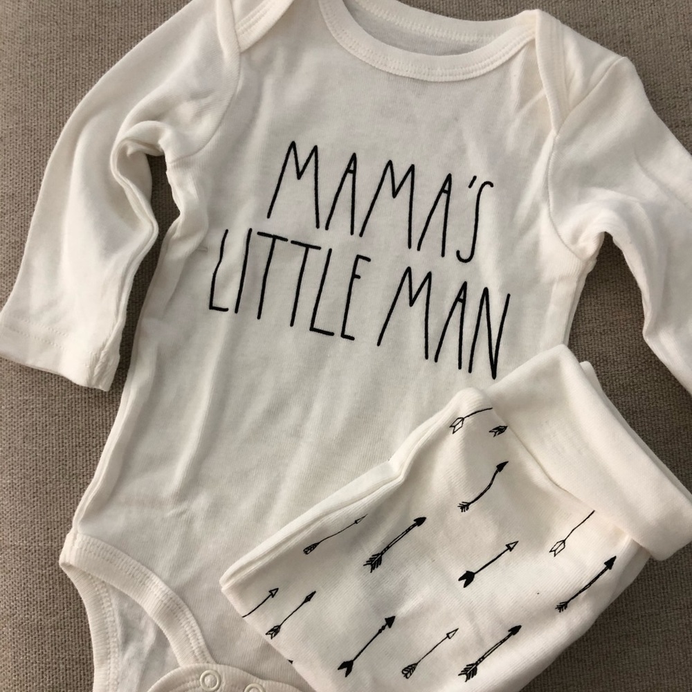 Rae Dunn Onsie + Pants Set